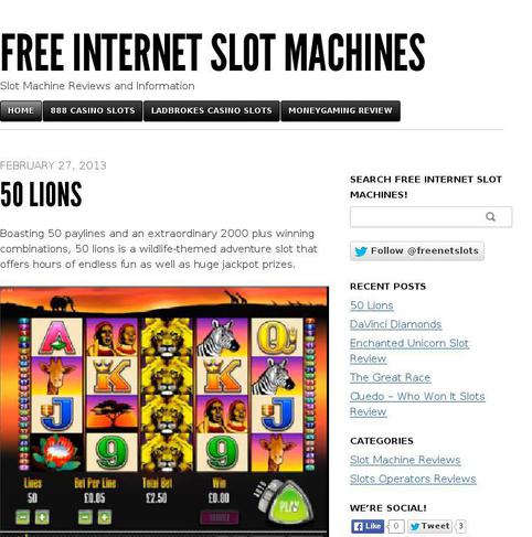 About Casino Slot Machines